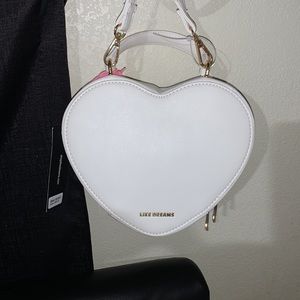 sundrop heart straw crossbody purse